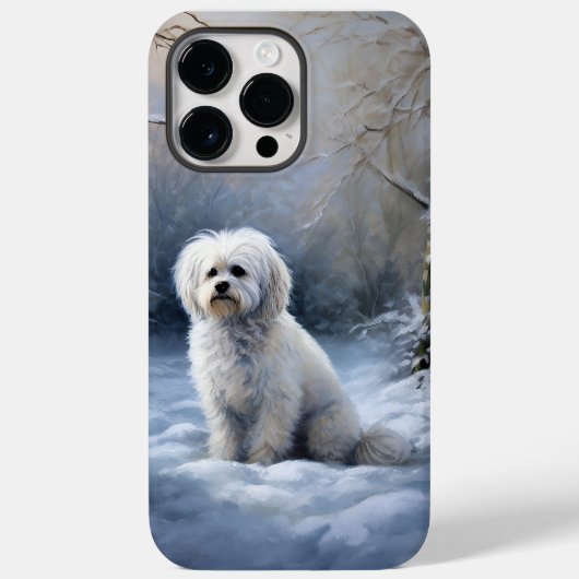 Coques Case-Mate iPhone Maltais Laisser Neige Noël (Verso)