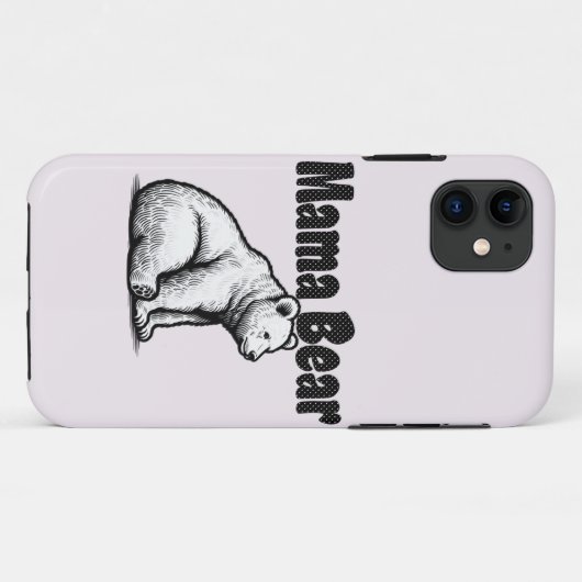 Coques Case-Mate iPhone Mama Bear (Dos (Horizontal))
