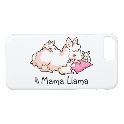 Coques Case-Mate iPhone Mama Llama (Dos (Horizontal))