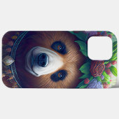 Coques Case-Mate iPhone Mama Ours Avec Couronne De Fleurs (Verso (horizontal))