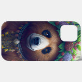 Coques Case-Mate iPhone Mama Ours Avec Couronne De Fleurs (Verso (horizontal))