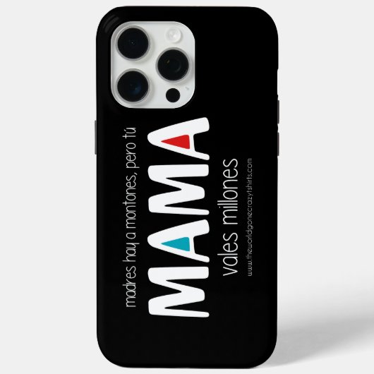 Coques Case-Mate iPhone Mama vales millones (Verso)