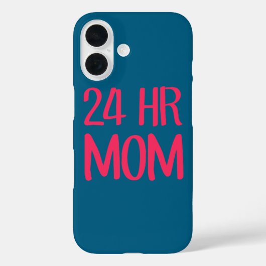 Coques Case-Mate iPhone Maman 24 h (Verso)