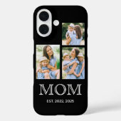 Coques Case-Mate iPhone Maman a établi 3 photos Noir (Verso)