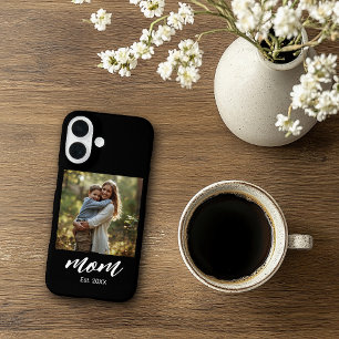 Coques iPhone 16 Maman a établi la fête des mères photo