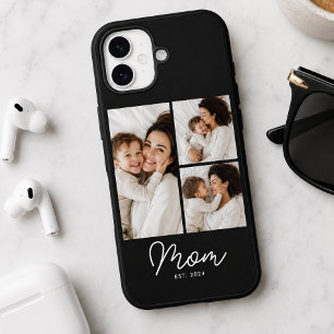 Coques iPhone 16 Maman a établi le script noir 3 Photo