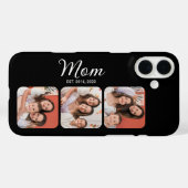 Coques Case-Mate iPhone Maman a établi un script moderne noir 3 Photo (Verso (horizontal))
