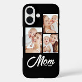 Coques Case-Mate iPhone Maman a établi un script moderne noir 3 Photo (Verso)