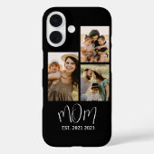 Coques Case-Mate iPhone Maman a établi un script moderne noir 3 Photo (Verso)