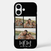 Coques Case-Mate iPhone Maman a établi un script moderne noir 3 Photo (Verso)