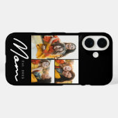Coques Case-Mate iPhone Maman a établi un script moderne noir 3 Photo (Verso (horizontal))
