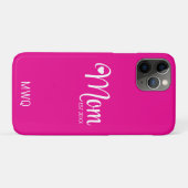 Coques Case-Mate iPhone Maman a établi un script simple Mères Rose (Dos (Horizontal))