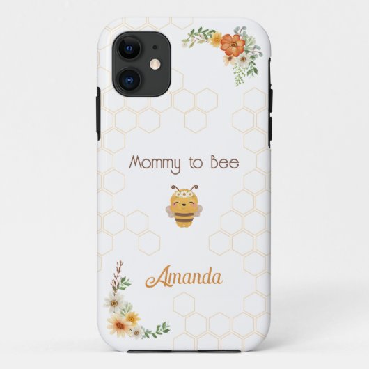 Coques Case-Mate iPhone Maman à être mignonne Personnalisée (Dos)