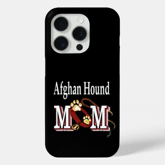 Coques Case-Mate iPhone Maman afghane de chien de chien (Verso)