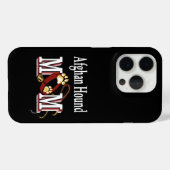 Coques Case-Mate iPhone Maman afghane de chien de chien (Verso (horizontal))