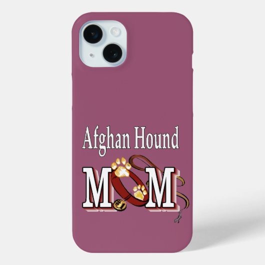 Coques Case-Mate iPhone Maman afghane de chien de chien (Verso)
