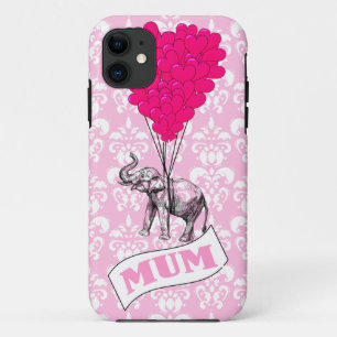 Etui iPhone Case-Mate Maman avec un éléphant rose