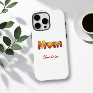 Coques iPhone 16 Pro Max Maman | Cadeau simple pour maman | Fête des Mères 