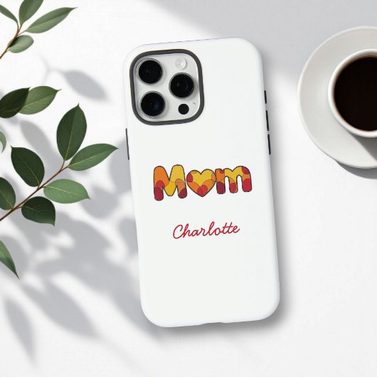 Coques Case-Mate iPhone Maman | Cadeau simple pour maman | Fête des Mères 