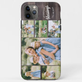 Coques Case-Mate iPhone Maman Citation 6 Photo Collage Rustique Brown (Dos)