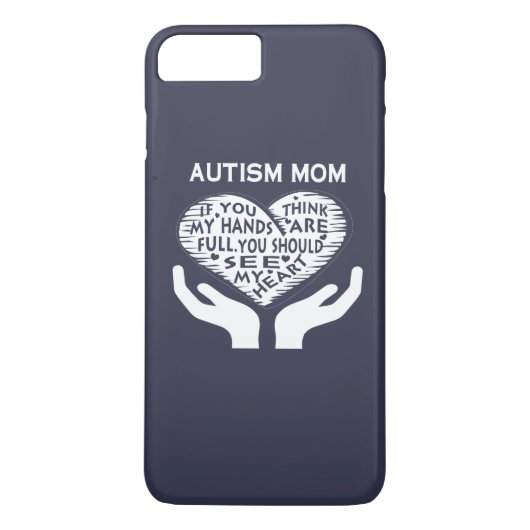 COQUES Case-Mate iPhone MAMAN D'AUTISME (Dos)