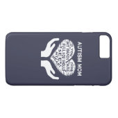 COQUES Case-Mate iPhone MAMAN D'AUTISME (Dos (Horizontal))