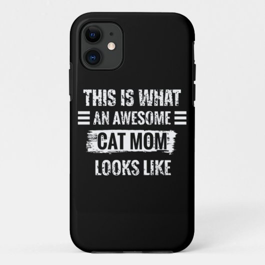 Coques Case-Mate iPhone Maman de chat (Dos)