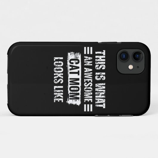 Coques Case-Mate iPhone Maman de chat (Dos (Horizontal))