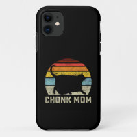 Maman de chat Chonk Échelle Mème Drôle Style Rétro