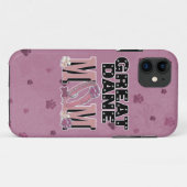 Coques Case-Mate iPhone MAMAN de great dane (Dos (Horizontal))