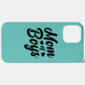 Coques Case-Mate iPhone Maman Des Garçons Fête Des Mères Drôle Mama Maman  (Verso (horizontal))