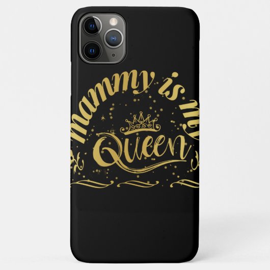 Coques Case-Mate iPhone Maman est ma reine d'or (Dos)