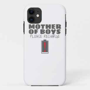 Case-Mate iPhone Case Maman fatiguée Mère des garçons S'il vous plaît Re