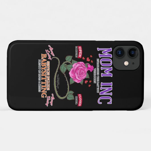 Coques Case-Mate iPhone Maman Inc Services Inclus Baby-sitting Funny Mothe (Dos (Horizontal))