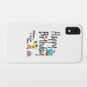 Coques Case-Mate iPhone Maman, je t'aime. Joyeux anniversaire. (Dos (Horizontal))