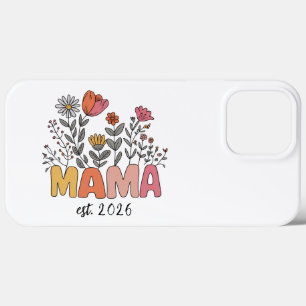 Case-Mate iPhone Case Maman Maman Est 2026 Grossesse Florale Personnalis