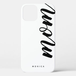 Case-Mate iPhone Case Maman minimaliste noir et blanc