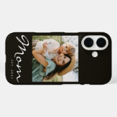 Coques Case-Mate iPhone Maman noire établie script photo Case-Mate (Verso (horizontal))