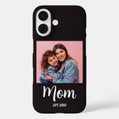 Coques Case-Mate iPhone Maman noire photo de script établi (Verso)