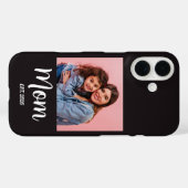 Coques Case-Mate iPhone Maman noire photo de script établi (Verso (horizontal))