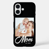 Coques Case-Mate iPhone Maman noire photo de script établi (Verso)