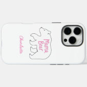 Coques Case-Mate iPhone Maman Ours | Cute & Funny Fête des Mères (Verso (horizontal))