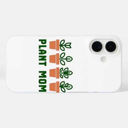 Coques Case-Mate iPhone Maman plante (Verso (horizontal))