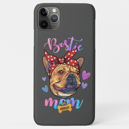 Coques Case-Mate iPhone Maman Terrier de Boston Aquarelle Cadeau pour Mama (Dos)