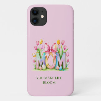 Case-Mate iPhone Case Maman Vous Faites Fleurir La Vie Floral de Printem