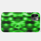 Coques Case-Mate iPhone Manchado verde e preto estilo pastilhas de vidro (Dos (Horizontal))