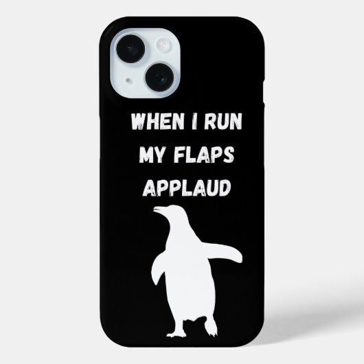 Coques Case-Mate iPhone manchot applaudit de manière inappropriée et embar (Verso)