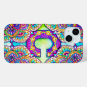 Coques Case-Mate iPhone Mandala alphabet C (Verso (horizontal))