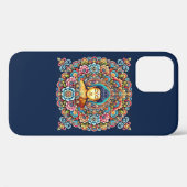 Coques Case-Mate iPhone Mandala avec bouddha (Verso (horizontal))