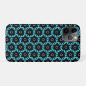 Coques Case-Mate iPhone Mandala bleu électrique (Dos (Horizontal))